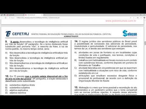 GABARITANDO LÍNGUA PORTUGUESA |  PM SE (INSTITUTO SELECON)