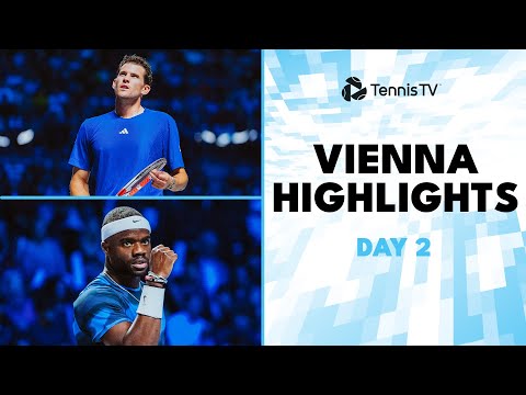 Thiem Plays Final Match; Tiafoe, De Minaur, Nishikori, Draper Feature | 2024 Vienna Day 2 Highlights