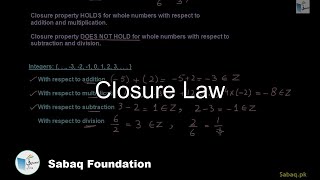 Closure Law