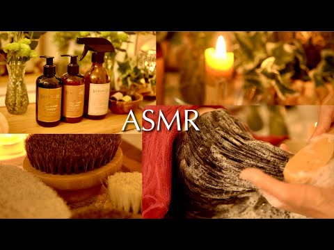 [ASMR] Aromatherapy Shampoo & Hair Wash🧖‍♀️🌿  | No Talking