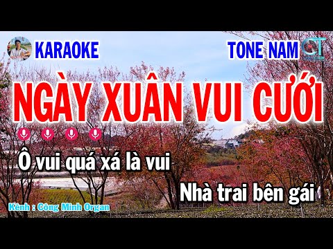 Karaoke Ngày Xuân Vui Cưới Tone Nam Nhạc Sống 2025