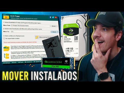 Como MOVER PROGRAMAS e JOGOS para OUTRO HD ou SSD SEM QUEBRAR - Grátis