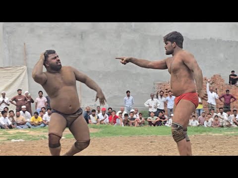 एक मुक्के से ही सिर घूम गया कुम्भकरण पहलवान का 🤣🤣 new kusti javed gani jammu 2025
