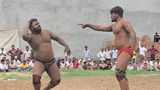 एक मुक्के से ही सिर घूम गया कुम्भकरण पहलवान का 🤣🤣 new kusti javed gani jammu 2025