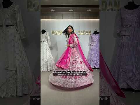 Sparkling Pink Bridal Lehenga Choli?Shopping in Chandni Chowk#shorts #ashortaday #lehengacholi