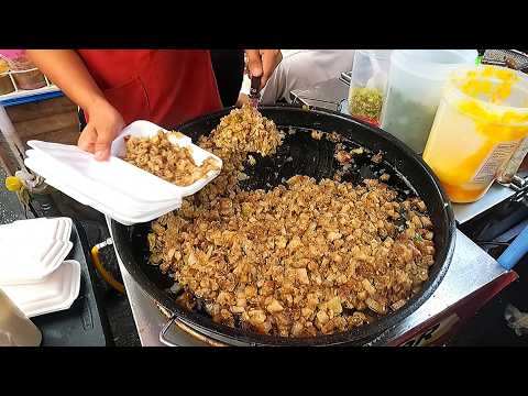 Manila Street Food Tour | PORK SISIG Rice Meal :  Filipino Street Food | Carriedo Manila