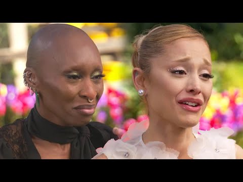 Ariana Grande and Cynthia Erivo get Emotional over Wicked (Wicked Interview)