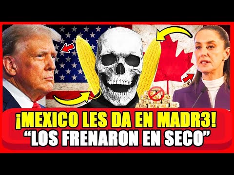 ¡SE SACUDE MEXICO! CLAUDIA recibe LLAMADA ¡CANADA LA AM3N4Z4 Y MEXICO RESPONDE A TRUMO AMLO ALEGRE