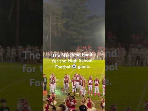 #2025 #highschool Football ⚽ our #8thgrade  #daughter is one of the #marchingband ⚽