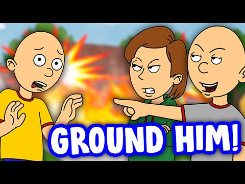 Classic Caillou FRAMES Caillou For Destroying The House/Grounded