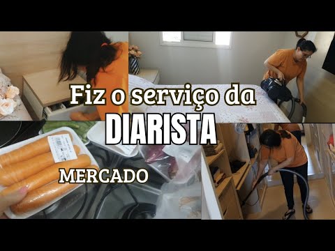 VLOG : CHAMEI UMA DIARISTA E DEU RUIM 😭/ vlog de limpeza