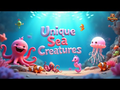 Unique Sea Creatures | Fun Ocean Animals for Kids | Underwater Adventure with Unique Sea Creatures