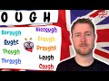 Understanding O-U-G-H Pronunciations