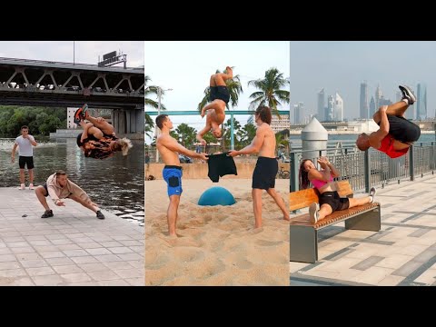 Kirya Epic Stunts || Amazing Reactions to Parkour Stunts