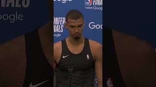 Wemby on whether Game 1 was personal after watching Shai win MVP 😤 #nba #shorts