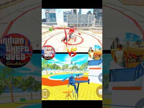 Helicopter Jump Challenge 😱 Indian Bike Driving 3D Vs ITA 💥 #shorts #indianbikedriving3d #gta