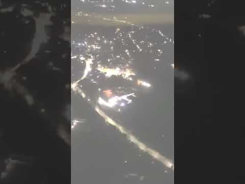 Video shows laser being shone at air ambulance