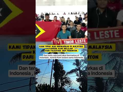 Timor Leste tolak tawaran, pakai stadion Malaysia jadi kandang mereka #timnasindonesia #football