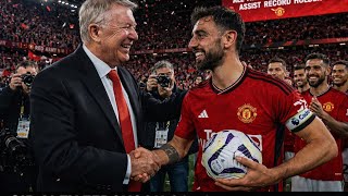 SIR ALEX FERGUSON PRAISES BRUNO Fernandes AFTER HISTORIC PREMIER LEAGUE RECORD & UCL QUALIFICATION!