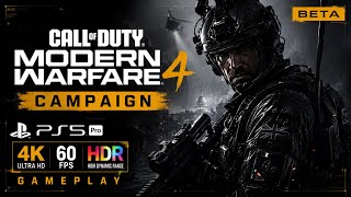 Call of Duty: Modern Warfare 4 | Campaign PS5 Pro 4K60fps HDR Gameplay