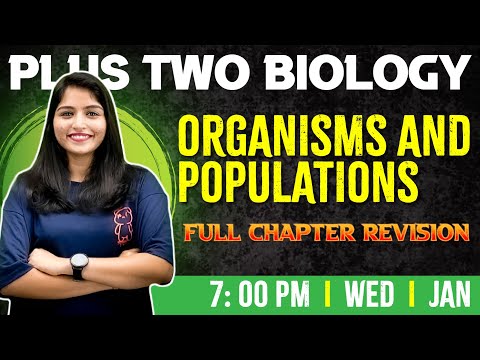 Plus Two Biology | Organisms and Populations | Chapter 10 | Full Chapter | Exam Winner Plus Two