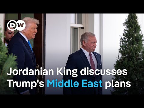 Jordanian King meets Trump as tensions rise in Middle East | DW News