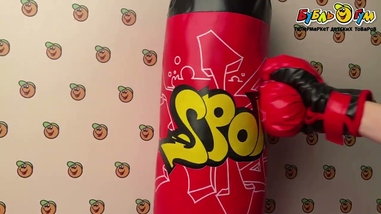 Набор для бокса груша подвесная и перчатки - видео