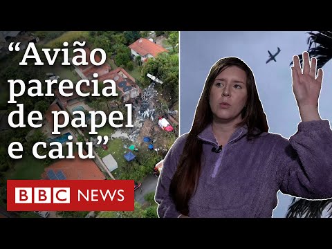 Queda de avião em Vinhedo: os relatos de quem viu o acidente aéreo