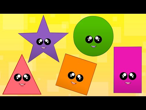 Shape Song, Learn Shapes + More Learning Videos for Kids