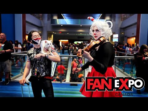 SURPRISING COSPLAYERS WITH THEIR THEMESONGS!! - FanExpo Saturday 2022