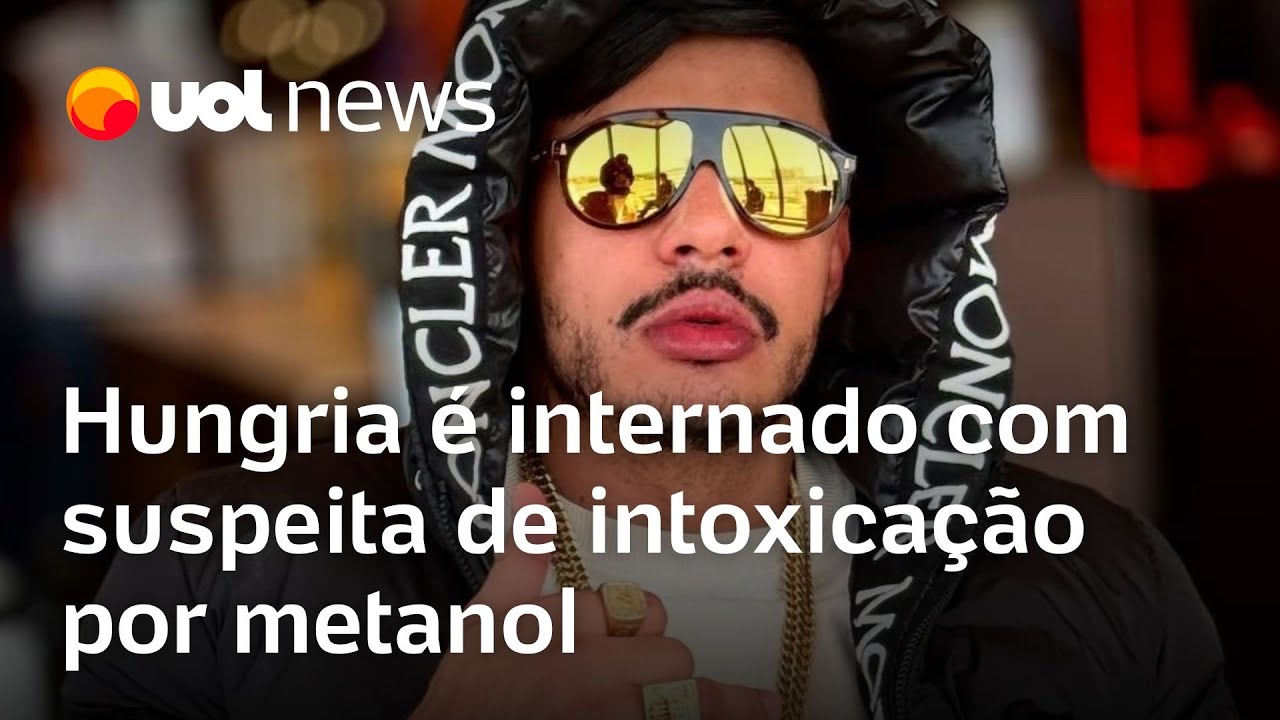 Rapper Hungria é internado com suspeita de intoxicação por metanol após consumir bebida adulterada