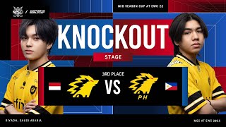 ONIC vs ONIC Ph | DAY 9 |  MSC at EWC 25 |  3rd place match