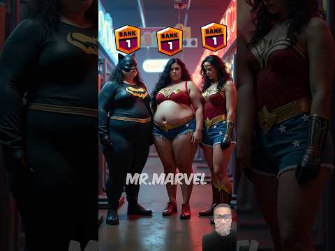 Who is the most beautiful fat person? 🔥 | Who's the Best? #spiderman #dc #marvel