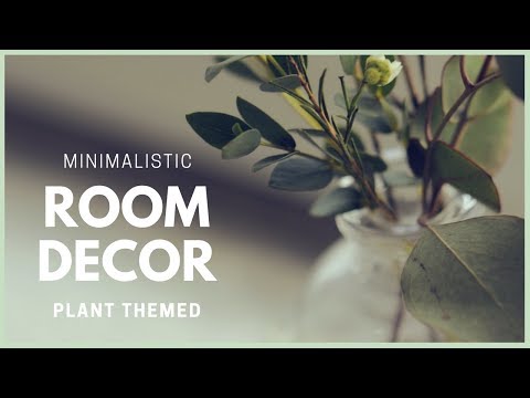 DIY Minimalist Style & Plant Themed Room Decor Ideas | How to Make Vases & Pots with Concrete