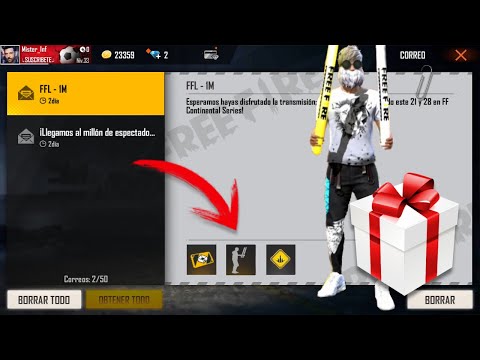 Como RECLAMAR TODAS LAS RECOMPENSAS de la FREE FIRE CONTINENTAL SERIES