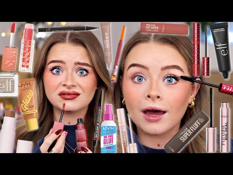 I tried every *new* DRUGSTORE MAKEUP launch...