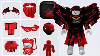 😱CONSIGUE +15 ÍTEMS ROJOS GRATIS✅ en ROBLOX 2025