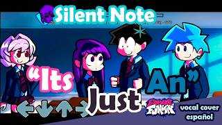 FNF|| Silent note - "It's just an"  Komi san Mod || [vocal cover español] @catrgame x kira0loka