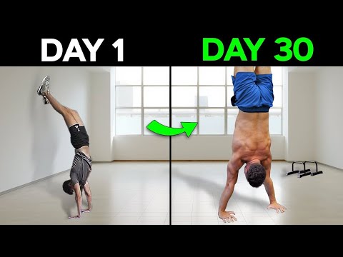 Beginner tries Learning the Handstand in 30 Days (Real Results)