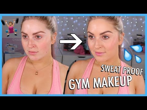 GYM MAKEUP ROUTINE! ?????? Sweat Proof Foundation""