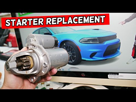 Dodge Charger Engine Starter Replacement Removal Location