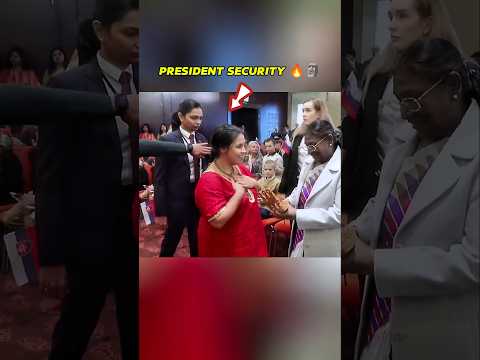 PRESIDENT DROPADI MURMU SECURITY || DROPADI MURMU#shorts
