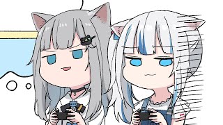 【手描き】ママに問い詰められるぐら【がうるぐら/甘城なつき】