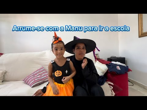 Arrume-se comigo para ir à escola @DoceManuEeu #shorts