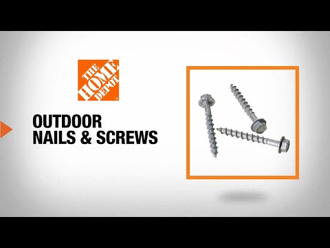 Types of Outdoor Nails and Screws