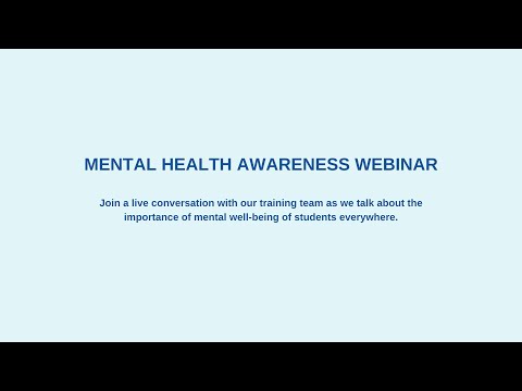 Mental Health and Studying Online | Webinar