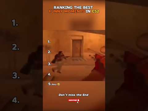 Top 5 best funny Moments in CS2 😂 #cs2 #gaming #funnyclips #cs2memes #csgo