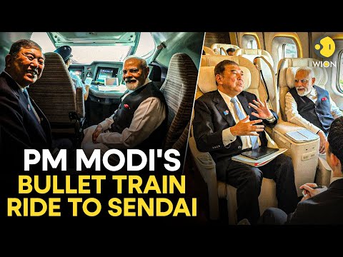 PM Modi Japan LIVE: PM Narendra Modi Takes Bullet Train Ride To Sendai | WION Live