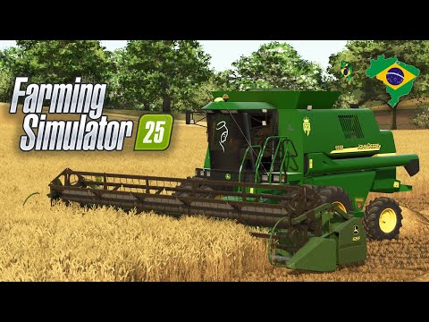 PRIMEIRA VEZ NA JOHN DEERE 1550 - FARMING SIMULATOR 25 - EP 40 (RANCHO FUNDO)