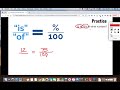 Exploring Percent Proportion Concepts